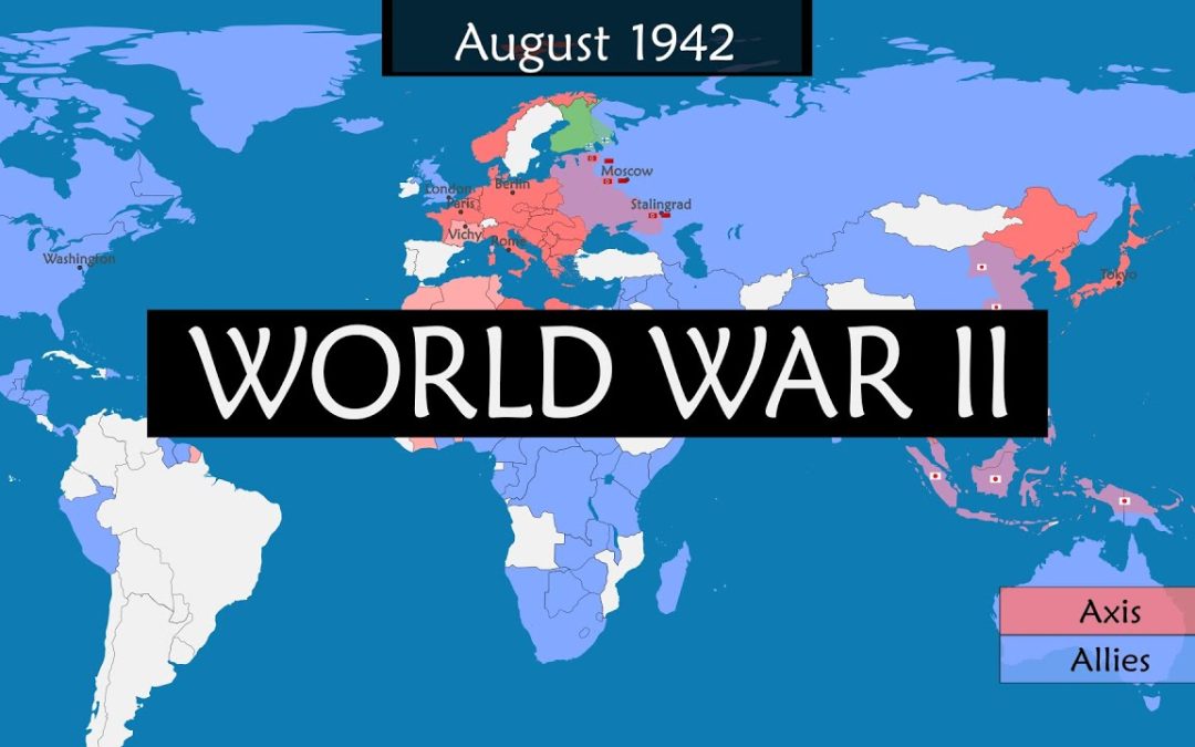 World War II – Summary on a Map